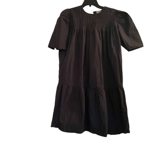 Malene Birger Aninah Black Cotton Mini Dress Size Medium - Picture 3 of 7